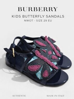 Burberry Kids Butterfly Sandals – Size 29 (EU) – NWOT